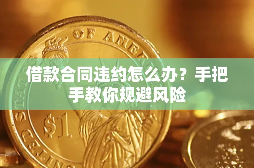 武汉借款合同违约怎么办？手把手教你规避风险
