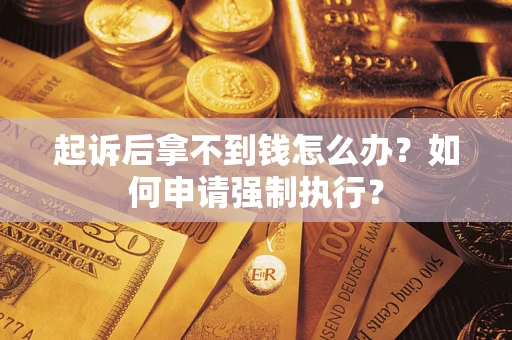 武汉起诉后拿不到钱怎么办？如何申请强制执行？