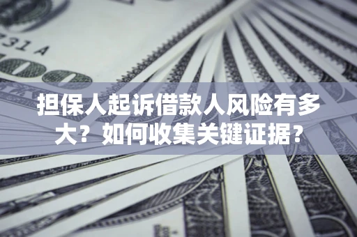武汉担保人起诉借款人风险有多大？如何收集关键证据？