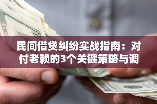 武汉民间借贷纠纷实战指南：对付老赖的3个关键策略与调解盲区解析