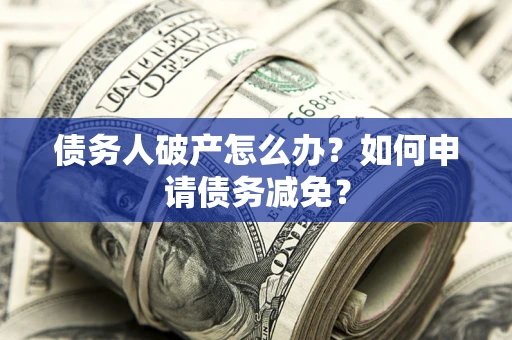 武汉债务人破产怎么办？如何申请债务减免？