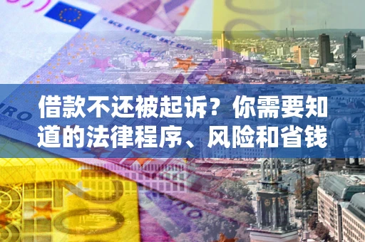 武汉借款不还被起诉？你需要知道的法律程序、风险和省钱技巧