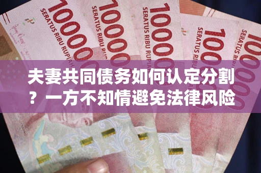 武汉夫妻共同债务如何认定分割？一方不知情避免法律风险必看！